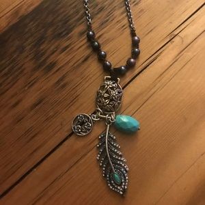 Lucky Brand Peacock Necklace